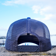 Load image into Gallery viewer, Sailfish Blue Trucker Hat
