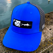 Load image into Gallery viewer, Sailfish Blue Trucker Hat
