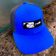 Load image into Gallery viewer, Sailfish Blue Trucker Hat
