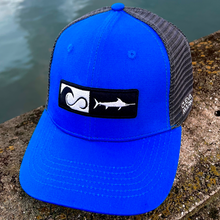 Load image into Gallery viewer, Sailfish Blue Trucker Hat
